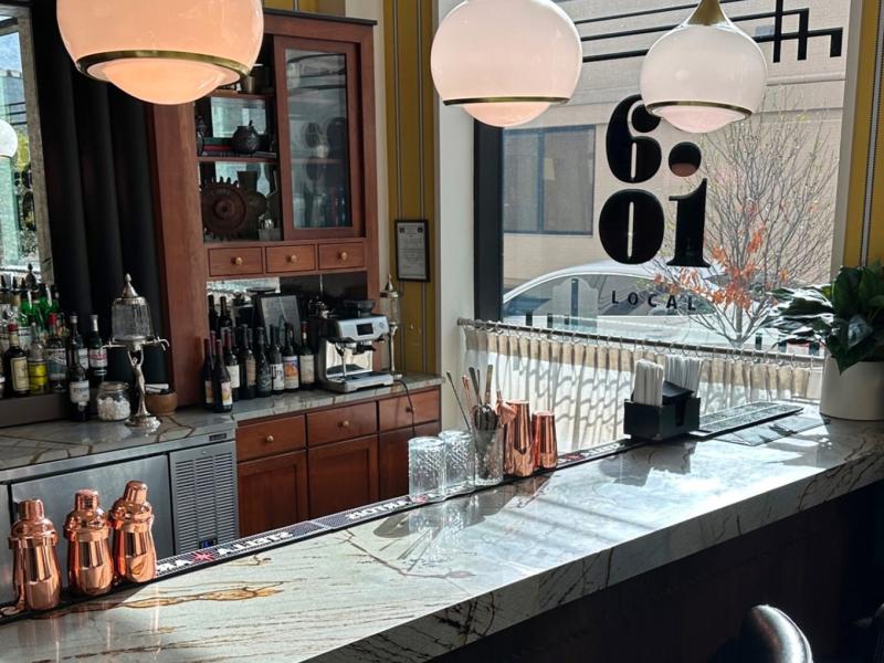 counter at the 601 Local